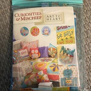 Curiosities & Mysteries Art to Heart Book Multiple Patterns & Fabric Small Quilt